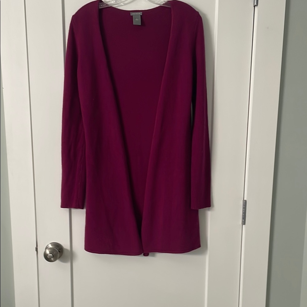 Ann Taylor Women's Burgundy/Plum Cardigan